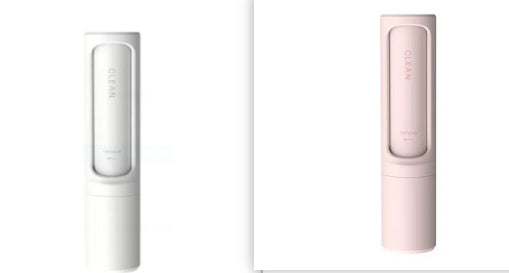 
White + pink brush duo